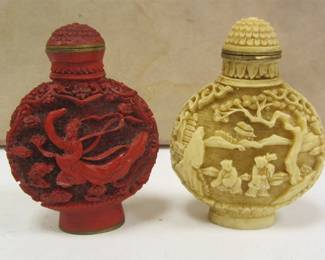 RESIN SNUFF BOTTLES
