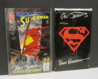 SUPERMAN AUTOGRAPHED BY DAN JURGENS