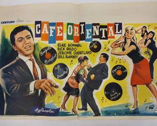 HALF SHEET MOVIE POSTER CAFE ORIENTAL