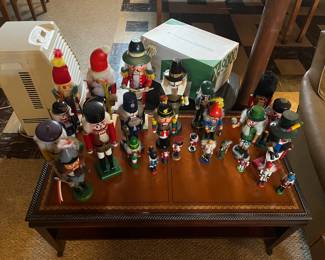 Nice selection of holiday nutcrackers. Many are imported from Germany. 