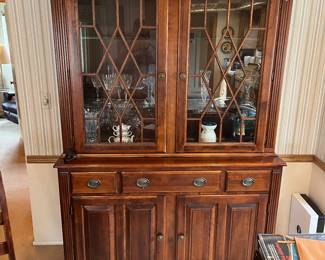 Beautiful China cabinet. Not a scratch on it. Priced to go. Really, it’s gotta go. 