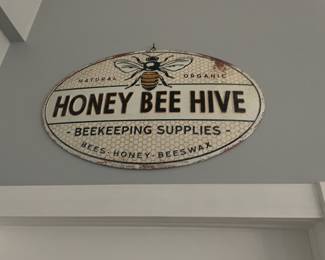 . . . old Honey Bee Hive sign