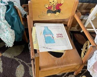 . . . vintage potty chair