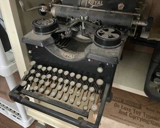 . . . Royal typewriter