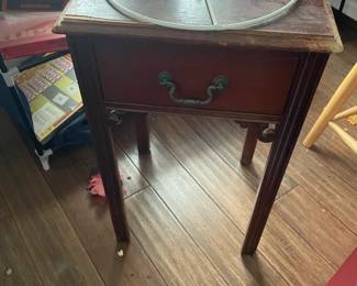 . . . end table