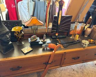 MCM with sleep, top low drawer credenza Table ( very cool) $100