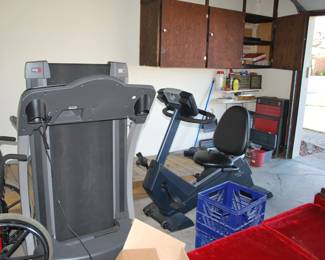 Pro form treadmill and norditrack bicycle