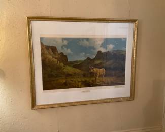 VERY NICE SIGN PRINT.  