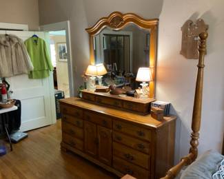 LARGER DRESSER WIYH MIRROR