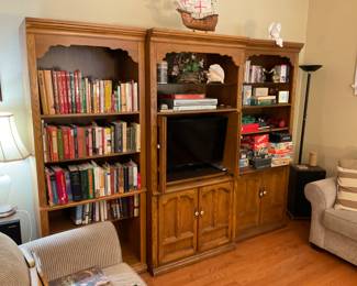 THREE PIECES BOOK CASE 
