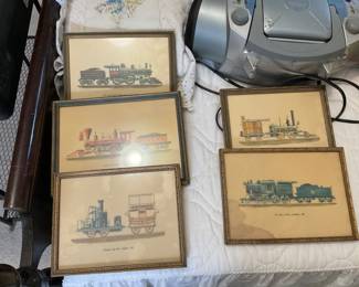 VINTAGE RAILROAD PRINTS