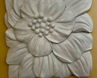 Wooden floral wall decor