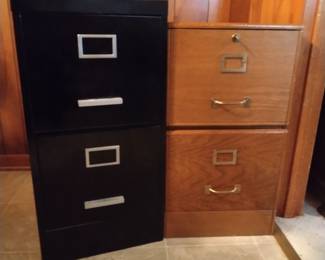 2 drawer metal file cabinet, 2 drawer wood file cabinet