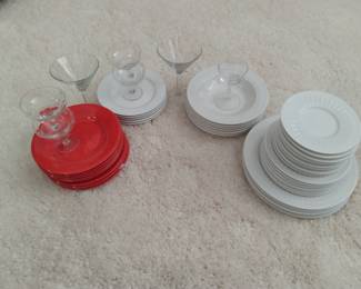 Lots of Dish Sets, Cups, Plates, Baking Dishes, Glassware, and MORE