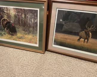 Lots and lots of gorgeously framed prints. Many numbered and signed by artists. 