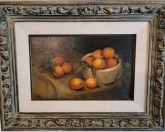 Fine original oil painting by Jennie Tomao 1934-2011. Well listed artist