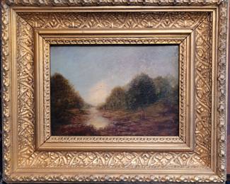 Fine original oil painting, circa 1890