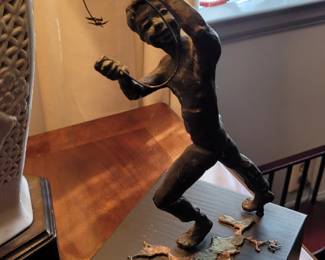 Curtis Jere bronze figural