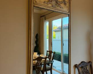 french Trumeau style mirror