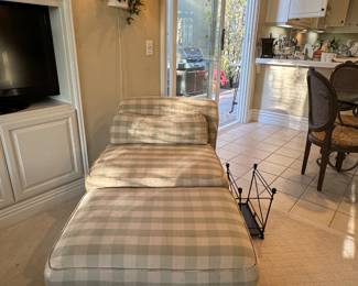 oversized chair and ottoman