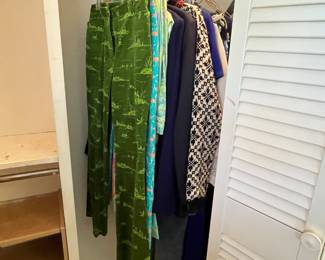 Women’s clothing, including Lilly, Pulitzer, etc.