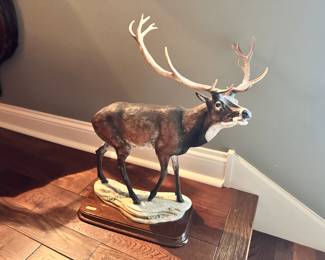 Ceramic Deer Figure