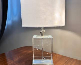 Luxe Home Block Lamp