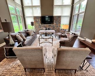 Living Room with Ambella Home collection, Walter E. Smithe, Uttermost, Maitland Smith And more