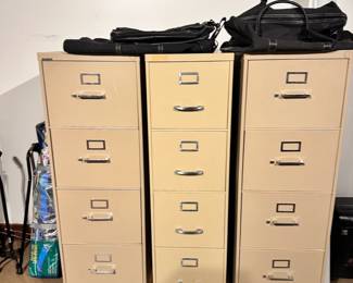 Metal File cabinets on Wheels