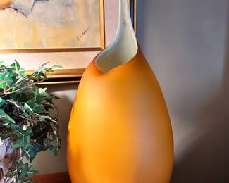 Global views glass vase