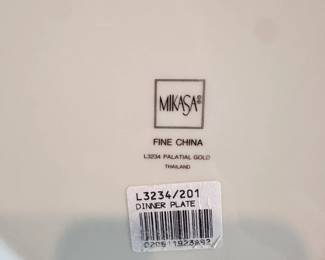 Mikasa Palatial Gold 