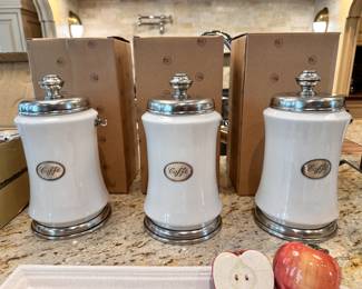 Arte Italica Tucson coffee canisters