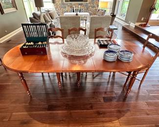Custom French Dining Table with 8 Chairs / Made in France