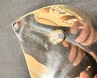 Tiffany Sterling Heart Leaf Nut Dishes