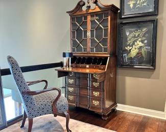 Harden Chippendale style secretary desk
