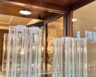 Crystal Puzzle Candle Holders