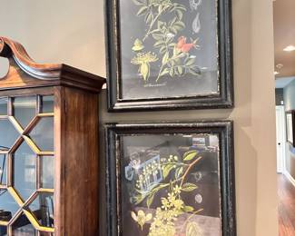 Pair of floral prints