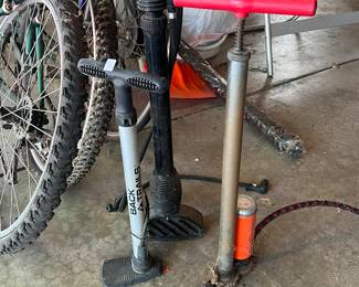 bikes and pumps