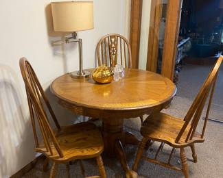 Kitchen table and three chairs