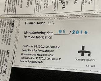 Human touch “perfect chair”