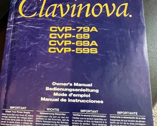 YAMAHA CLAVINOVA ELECTRIC  PIANO