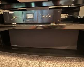 CENTER SPEAKER AND MONSTER AMP