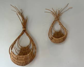 ARTFUL BASKETS ON THE WALL