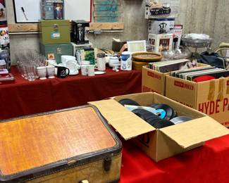 IN THE UNFINISHED  BASEMENT...ALL KINDS OF COOL STUFF INCLUDING 45'S AND LP'S