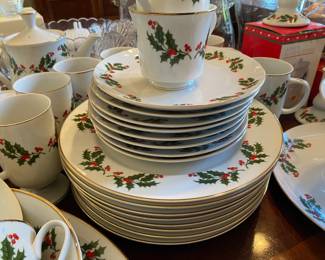 Vintage China Holly Holiday Japan