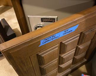 Sentry floor safe with cabinet