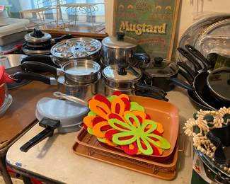 Salad Master collection of pots and pans