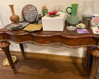 Sofa Table, Walnut, 50x19