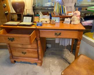 Maple childs desk with chair, BetterMade by Allman Cummings
