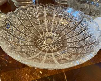 Brilliant Cut Bohemia Crystal Bowl